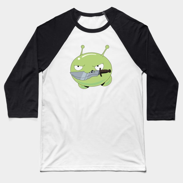 Mooncake Baseball T-Shirt by hotzelda